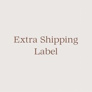 Extra shipping label